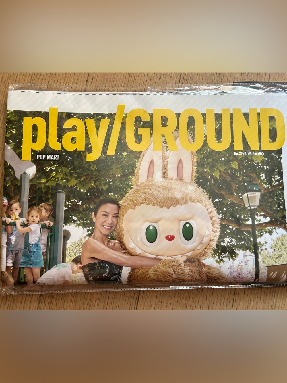 Play/GROUND Magazine Cover Featuring Plush Character